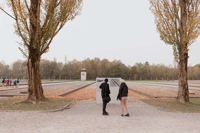 Dachau Concentration Camp Memorial Site Tour from Munich by Train - The camp gate, barracks, cells, and guard buildings