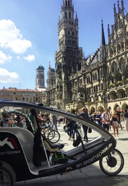 Exploring Munich in a Rikscha - The English Garden gets the longest stop