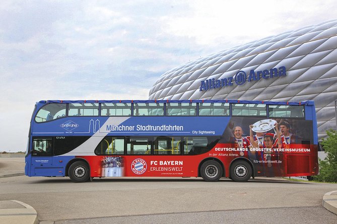 FC Bayern Munich Allianz Arena Tour and Panoramic Munich Tour - Starting at Karlsplatz and finding your coach