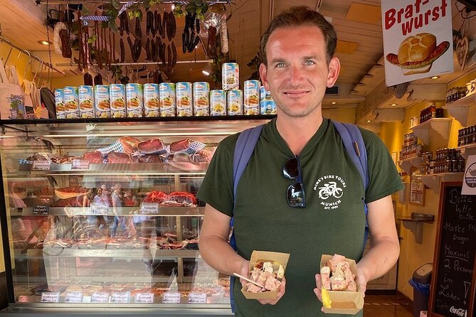 Munich 2 Hour Food Power Tour - A local butcher and a final Bavarian beer
