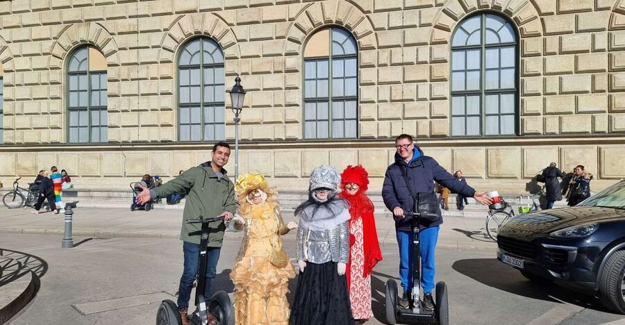 Munich: City Highlights Guided Segway Tour - English Garden, Chinese Tower, and the Eisbach surfers