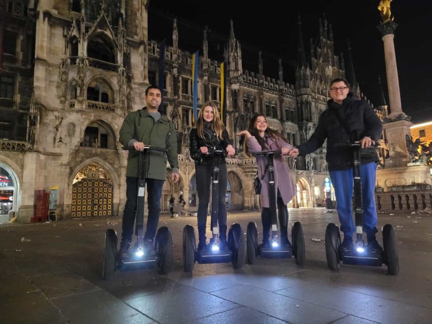 Munich: Guided City Highlights Night Tour by Segway - The English Garden and the Eisbach surfers