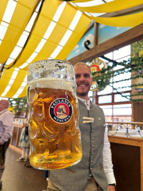 Munich: Guided Oktoberfest Experience with Beer and Lunch - Walking the Oktoberfest grounds for one hour