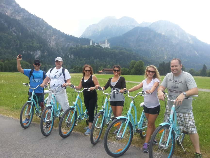 Munich: Neuschwanstein Castle by Bus with Alpine Bike Ride - Lunch near Neuschwanstein