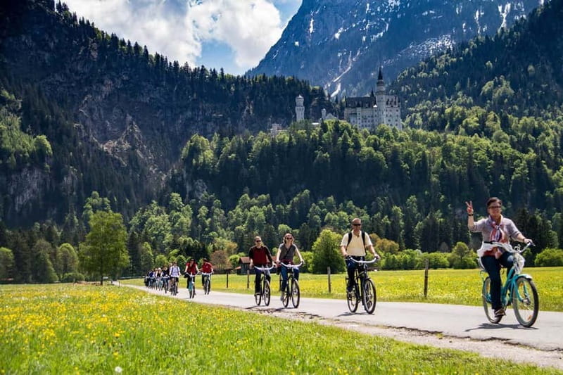 Munich: Neuschwanstein Castle by Bus with Alpine Bike Ride - Reaching the fairytale castle