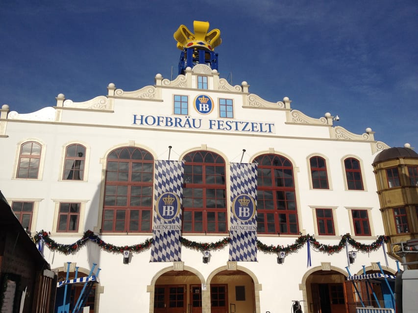 Munich Oktoberfest All-Inclusive Tour - Inside the tent: food, beer, and balcony seating