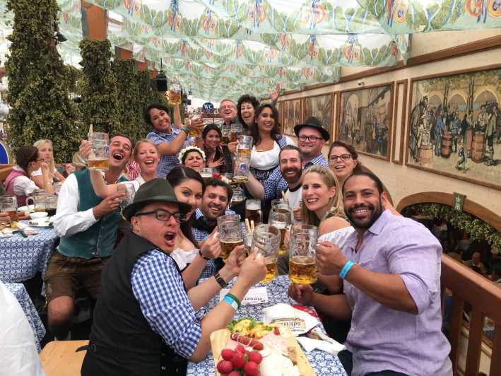 Munich Oktoberfest All-Inclusive Tour - Marienplatz breakfast puts the beer in context
