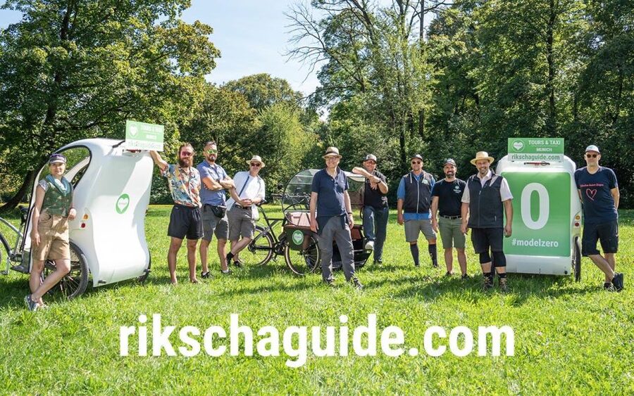 Munich: Old Town and English Garden Rickshaw Tour - The English Garden by e-rickshaw