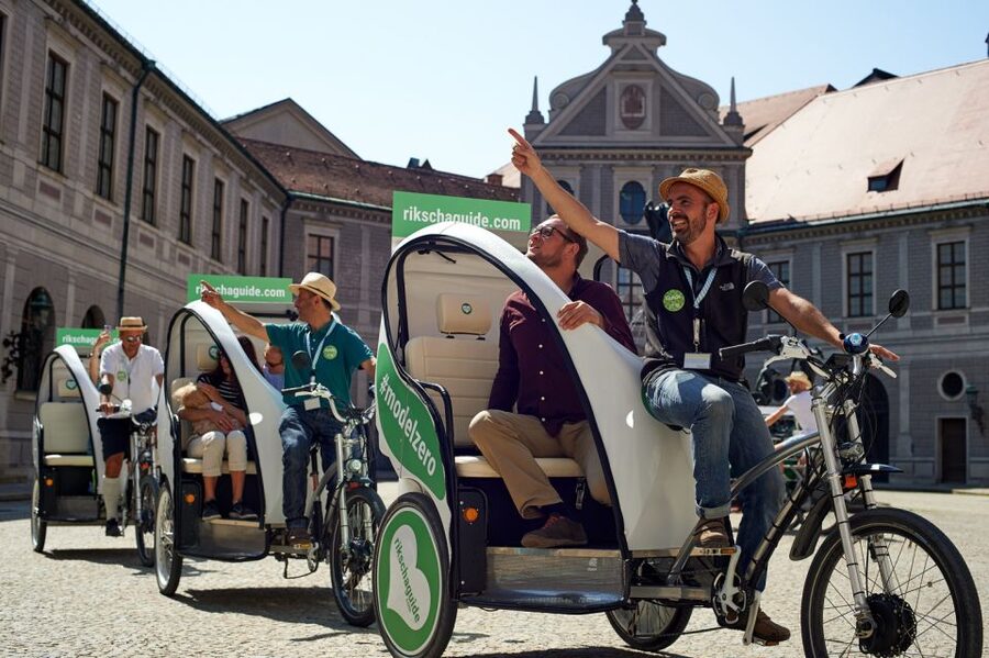 Munich: Old Town and English Garden Rickshaw Tour - Capacity matters more than the headline group size