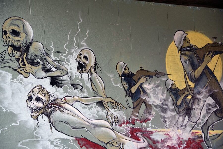 Munich: Street Art Bike Tour - The slaughterhouse district and the railway bridge pause
