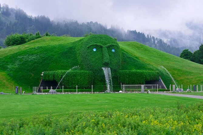 MY <em> GUiDE EXCLUSiVE PANORAMA alpine tour to INNSBRUCK (/ Swarovski) from Munich – Key points to know before booking’ /></p>
<ul>
<li><strong>Five Alpine lakes are part of the scenic route:</strong> Tegernsee and Achensee are the named stops, with additional lake views along the drive.</li>
<li><strong>Innsbruck gets a proper guided walk:</strong> Allow about 35 minutes for the old-town orientation, followed by free time within the two-and-a-half-hour stop.</li>
<li><strong>The minivan is part of the experience:</strong> You ride in a new VW or Mercedes vehicle with air conditioning, leather seats, panoramic glass roofs, and bottled water.</li>
<li><strong>You choose your paid extras:</strong> Swarovski Crystal Worlds and the Nordkette or Karwendel cable cars are optional and not included.</li>
<li><strong>The return route adds real variety:</strong> Mittenwald, the Olympic ski stadium, Ludwigstrasse, and Bergisel give the day more substance than a simple Munich to Innsbruck transfer.</li>
<li><strong>This is a private excursion:</strong> Only your group participates, and the guide can consider your suggestions and preferred stop lengths.</li>
</ul>
<h2 id="why-this-munich-to-innsbruck-route-works">Why this Munich to Innsbruck route works</h2>
<p><img width="669" height="446" decoding="async" src=