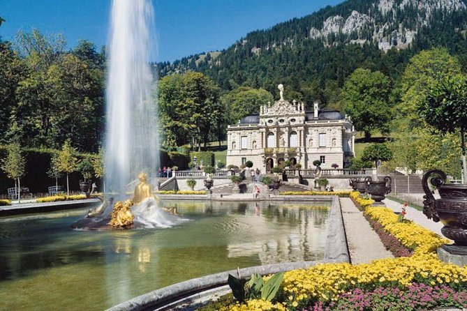 Neuschwanstein & Linderhof Castle Luxury Private Tour from Munich - Linderhof Palace and Its Gardens