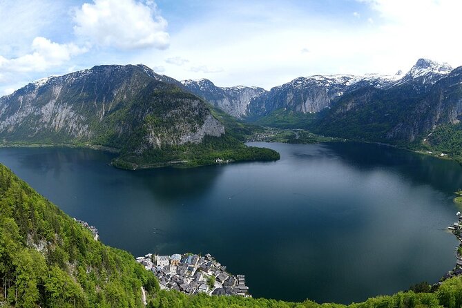 Private tour Hallstatt City, Skywalk, and Salt Mine from Munich - Hallstatt town beside the lake